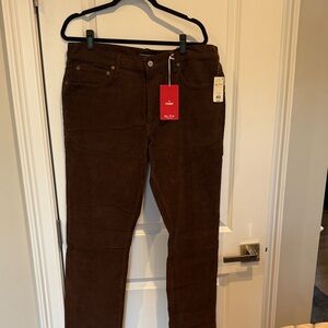 Lucky Brand Men's Corduroy Pants in Rich Brown